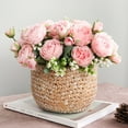 thumbnail image 5 of 2 PCS Garland Artificial Rose Attractive Decoration Banquet 30cm Pink, 5 of 8