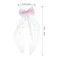thumbnail image 3 of Voile de Nœud pour Cheveux de Mariée, Accessoire de Mariage, 3 of 9