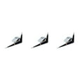 thumbnail image 4 of Transemion Car Sticker Emblem Easy Installation And Cool Style Easy To Install Zinc Alloy Accessories For Car V8 Badge Decal V8：Silver 3Set, 4 of 6