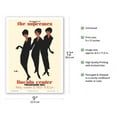 thumbnail image 2 of The Supremes - 1965 Lincoln Center Philharmonic Hall Concert - Vintage Music Poster by Joe Eula c.1965 - Master Art Print (Unframed) 9in x 12in, 2 of 4