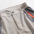 thumbnail image 6 of Men's Hiking Pants Cargo Work Pants Water Resistant Quick Dry Lightweight Camping Travel Outdoor Nylon Pants with Zipper Pockets and Elastic Waistband, 6 of 9