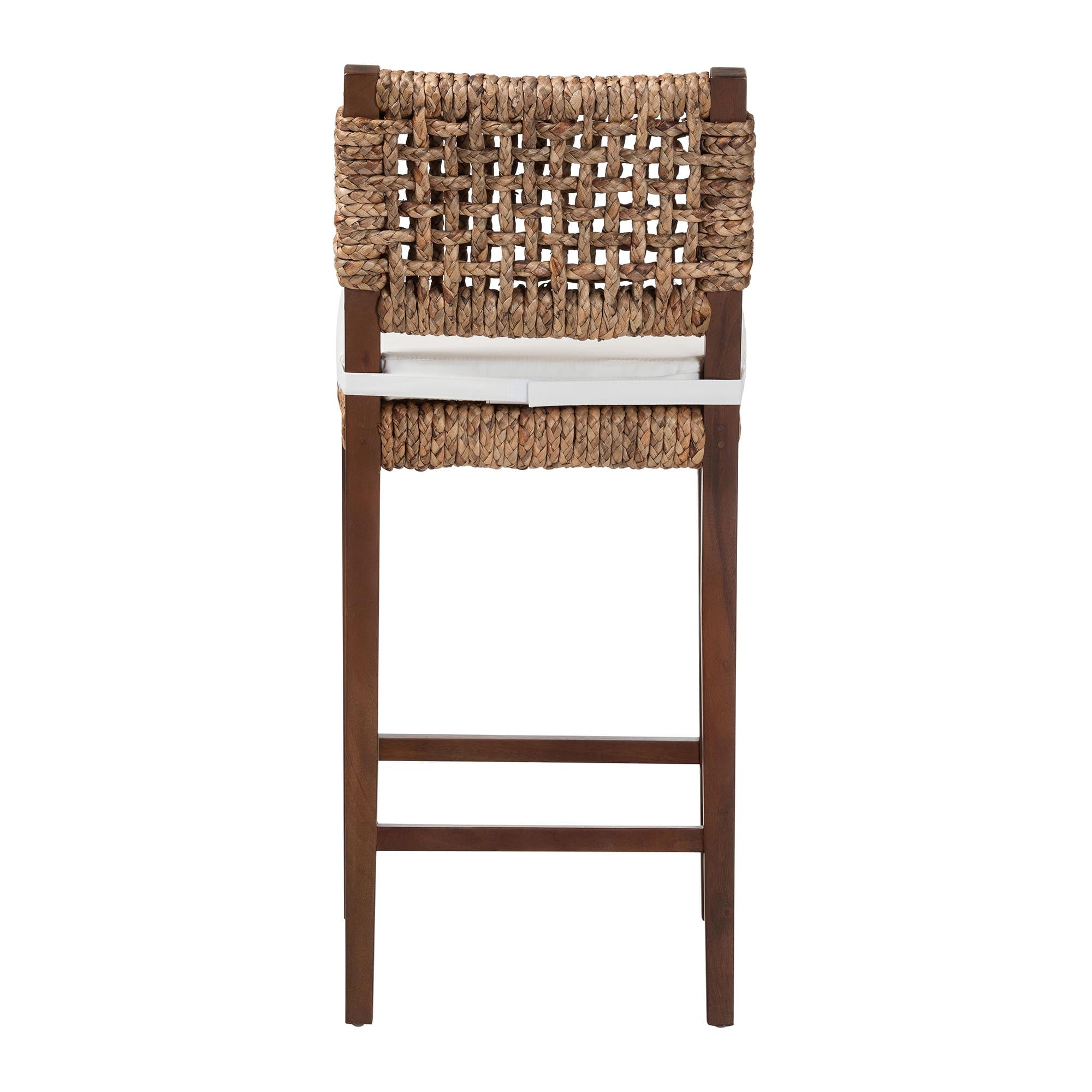 bali & pari Alise Boho Bar Stool, 28"H, Natural