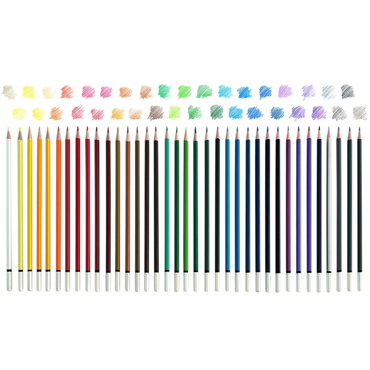 Wrapables Colored Pencils for Sketching and Drawing, 72 Count