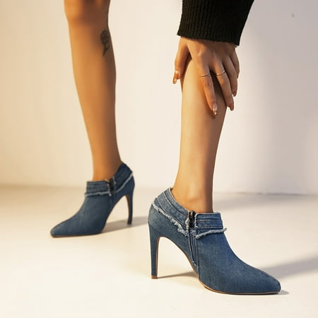 

Vedolay Pumps Shoes Women Low Heel Womens Casual Solid Round Toe Office Slip On Suede Low Heel Pumps Shoes Black 7.5
