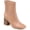 Nude, variant on Journee Collection Womens Maize Faux Leather High Heel Booties