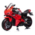 thumbnail image 2 of Moto Eléctrica Para Niños Aeiou Bdx018 Con Rueditas Rojo, 2 of 5