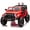 Red, variant on Pink 12V Battery Kids Ride On Car Truck Electric Toys 3 Speeds Gift w/Music,LED,Cover,Remote Control