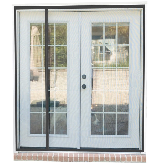 Mosquitera magnética para puerta Fenestrelle 183 x 208 cm, resistente, negra