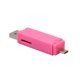 thumbnail image 5 of Lector de tarjetas Micro USB TF Adaptador OTG USB2.0 Hub Connector para PC (Rosa), 5 of 5