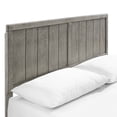 thumbnail image 2 of Modway Alana Lit Plateforme Simple en Bois avec Cadre Angulaire Gris, 2 of 5