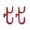 B003- Red, variant on 2 Pack Orange Headrest Mount Car Seat Back Hangers, Headrest Hooks for Car, Car Bag Hooks, Car Headrest Hangers, Interior Car Accessories, 5X3 Inch Heavy Duty Utility Hooks for