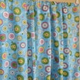 thumbnail image 2 of Cotton Curtain Circles Print 58 Inch Wide Blue, 2 of 3