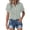 a-68Light Green15, variant on VNKIDY Womens Solid Color Point Collar Button Down Roll Short Sleeve Blouse With Single Bust Pocket Summer Regular Fit Loose Casual Shirt Tops For Ladies Cozy Top L