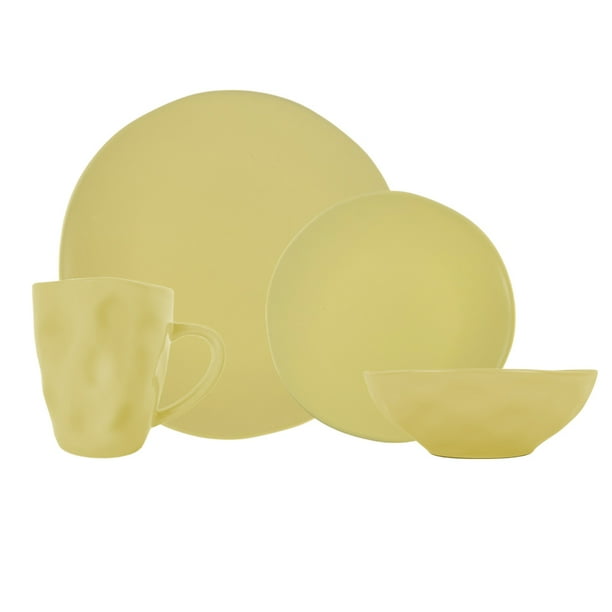 Vajilla TOVE Amarilla - Set Individual Cerámica Amarilla