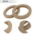 thumbnail image 6 of Unique Bargains Speaker Spacer Ring Tweeter Speaker Spacer Adator Universal for 5" Wood 2 Pcs, 6 of 7