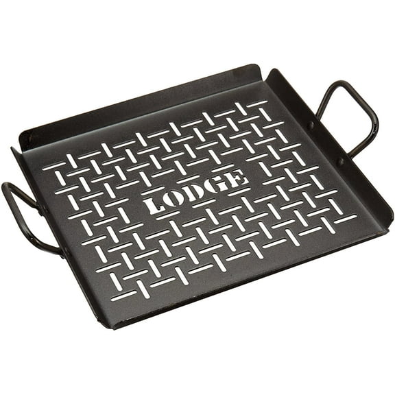Lodge Carbon Steel Grilling Pan Pre Seasoned 12 inch