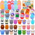 thumbnail image 1 of Huevos De Pascua Precargados Con Juguetes Pop De Animales 24 Piezas Huevos De Pascua Rellenos Para Búsqueda De Huevos Cestas De Pascua Rellenos Para Niños Favores De Fiesta De Pascua Premios, 1 of 5