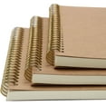 thumbnail image 4 of 50 Feuilles Blanches, Ensemble de 4 Carnets Classiques A5 avec Reliure Double Spirale, 4 of 5