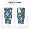 thumbnail image 3 of Gaeub Christmas Snowman Gift Print 20-Ounce Stainless Steel Car Cup,Tumblers Cups with Lids and Straw,Coffee Cups for Adults Kids Home Car Office School Travel Party-Without Straw, 3 of 8
