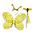 thumbnail image 4 of Disfraz de abeja con alas, accesorio para presentaciones infantiles, cumpleaños y varita para la diadema, 4 of 8