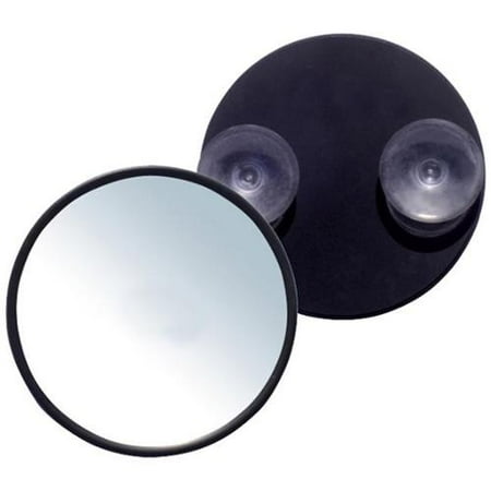 Suction Cup Tow Mirror - Rucci 5-inch Round Suction Cup 12x Magnification Mirror