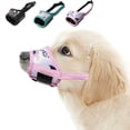 thumbnail image 1 of Bozal para perros, bozal con estampado de tela suave Brea de malla de aire, 1 of 5