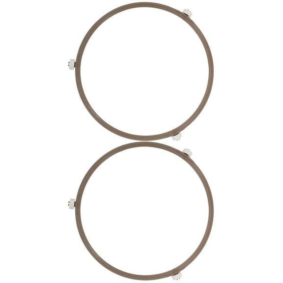 IBASETOY Microwave Turntable Tray Support White Plastic 2Pcs