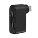 thumbnail image 4 of Sidaley Adaptador giratorio de alta velocidad de 3 puertos USB 2.0 HUB USB Desktop Splitter para Tablet PC Juegos de teclado y mouse para computadora Blanco, 4 of 6