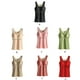 thumbnail image 5 of Sonducket Ropa interior térmica de invierno para mujer, Top de alta elasticidad para mantener el calor, chaleco básico adelgazante informal, accesorio de Camisetas sin mangas Caqui XL Sonducket  AP013374-18, 5 of 6