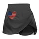 thumbnail image 5 of Faldas de Verano para las Mujeres Impresión Hoja Plisado Tenis Atlético Elástico Pantalones Cortos, Falso Dos Piezas Pantalones Falda para Diario, 5 of 5