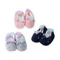 thumbnail image 2 of Unicorn Slippers/Cute Fluffy Girls Slippers/Cozy Plush Indoor Outdoor Women Slippers/Best Unicorn Gifts, Pink M/L, 2 of 5