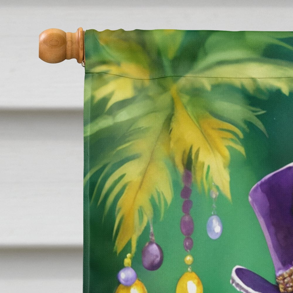 Alligator King of Mardi Gras House Flag 28 in x 40 in