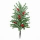thumbnail image 4 of Árbol artificial de Navidad para jardín, decoración de estacas, planta artificial para jardín. Bayas rojas verdes, 4 of 9
