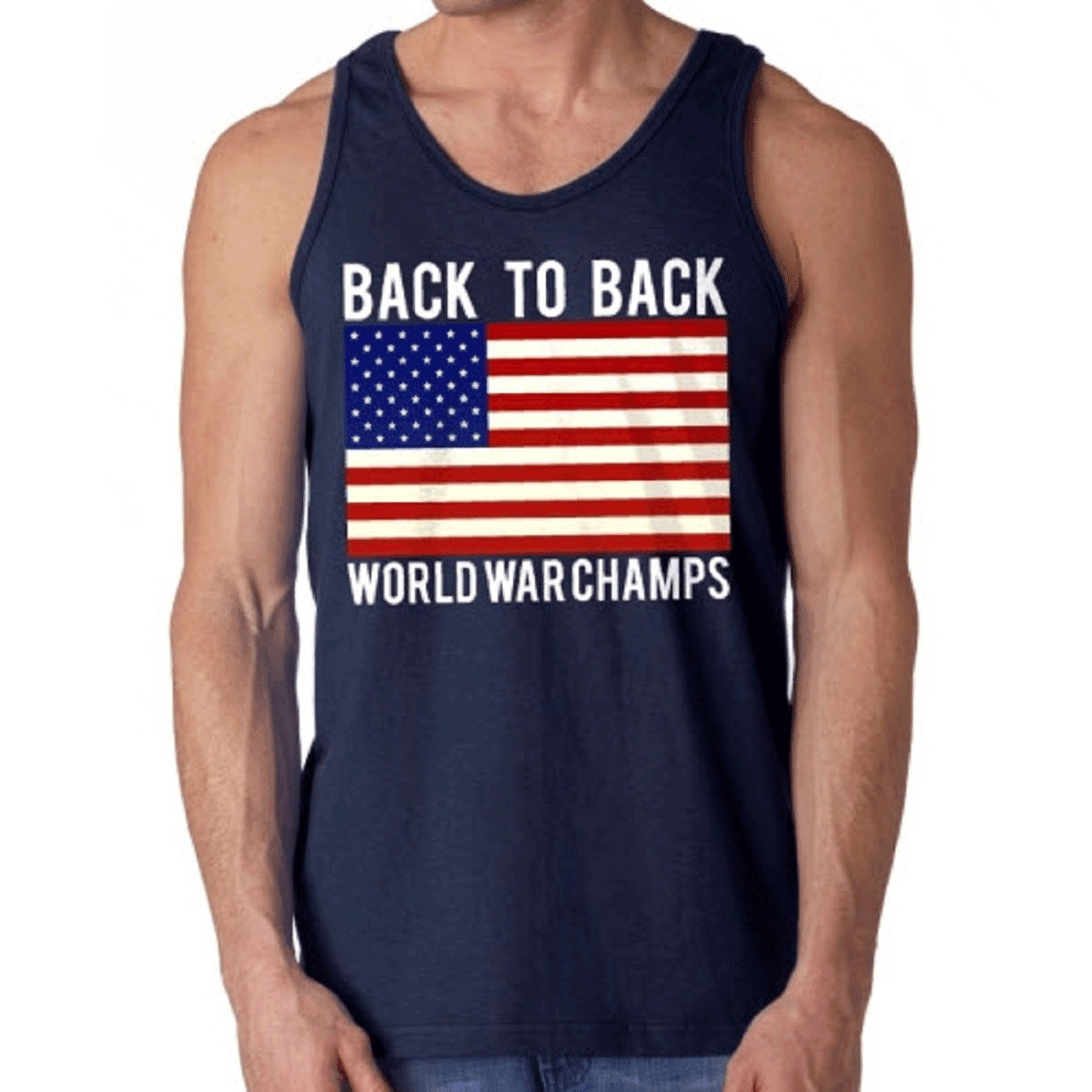 Back To Back World War Champs Men S Tank Top Walmart Com