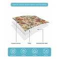 thumbnail image 5 of Quilts Twin Size, Fall Leaves Soft Comforter Bedding Set for Bed, Farmhouse Beige Botanical Leaf Autumn Lightweight Quilted Bedspread with Pillow Cover(2 Pieces) for All Season, 68x86 Inch, 5 of 6