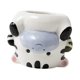 thumbnail image 5 of Maceta de cerámica con forma de animal, maceta decorativa, soporte para plantas, florero Cebra 10x9x83cm, 5 of 9