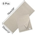 thumbnail image 7 of PiccoCasa 6 Pack Soft Hand Towels Cotton 13 x 29" for Bathroom Camel Color, 7 of 7