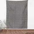 thumbnail image 3 of Abstract Geometry Fabric by the Yard, Repeating Circles Motifs Bicolored Composition Pattern, Decorative Upholstery Fabric for Chairs & Home Accents, Charcoal Grey Champagne by Ambesonne, 3 of 4