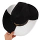 thumbnail image 5 of unbranded Sombrero Vaquero Occidental Ajustable Bicolor Para Exteriores Con Ancha Y Protección Solar, 5 of 7
