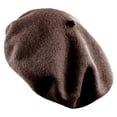 thumbnail image 3 of TZ Promise Women's Beret Hat French Style Artist Cap Solid Color TZ Promise Wool Casual Classic, 3 of 4