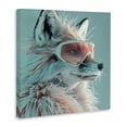 thumbnail image 4 of Stupell Industries Winter Whimsy Fox Animals Painting Wrapped Canvas Art Print Wall Art, 24 x 24, 4 of 8