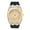 Two-Tone, variant on Men's 43mm Iced Out Octagon Watch – Silicone Band, Baguette Dial, Quartz Movement, Luxury Hip-Hop Style - Rose Gold Finish