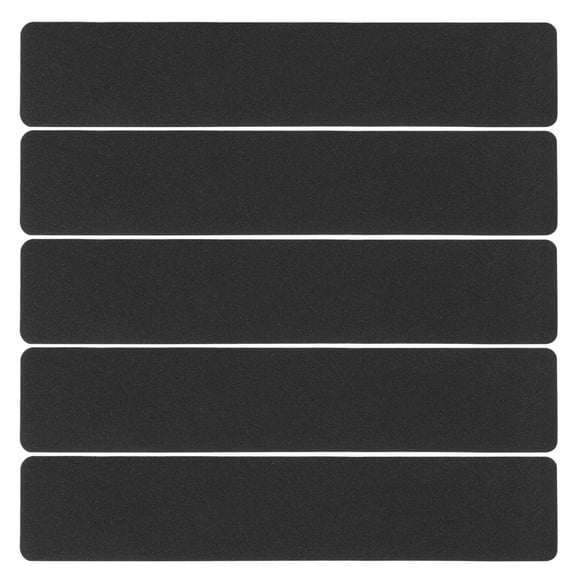 NICEXMAS 5Pcs Durable Black Anti Slip Stair for Wooden Outdoor Steps