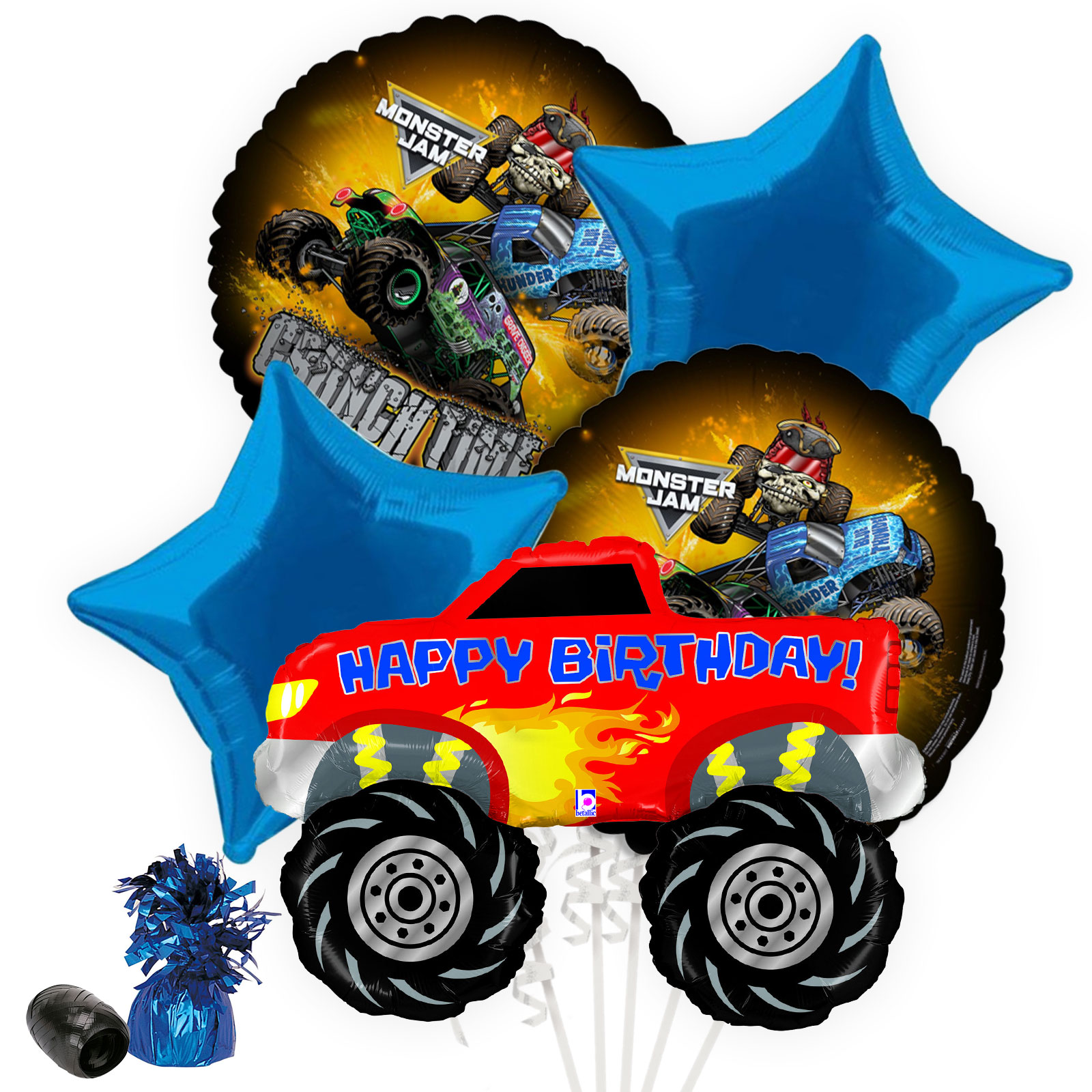 Monster Jam Balloon Bouquet Kit