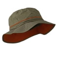 thumbnail image 2 of Big Size Adjustable Draw Cord Talson UV Bucket Hat - Olive XL-2XL, 2 of 5