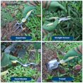 thumbnail image 4 of Set de herramientas de jardinería iHansee de 12 piezas de aluminio con delantal y guantes, 4 of 8