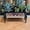 Black Legs, variant on Better Wood & Home Rectangular Rustic Farmhouse Solid Wood Bench, Walnut Finish Dining Bench