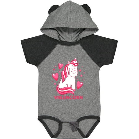 

Inktastic Valentine Unicorn Girls Baby Bodysuit