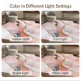 thumbnail image 7 of ODIKA 4'x6' Modern Blush Pink Washable Area Rug for Bedroom, Reading Nook, Pet Friendly & Kids Safe Play, Non-Shedding, 7 of 7