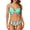 Aquamarine, variant on Women's Floral Bikini Swimsuit Tie Back Ruched Two Piece Bathing Suit